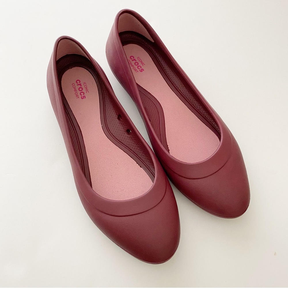 Croc Lina Maroon flats